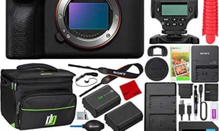 “Capture Stunning Moments: Sony a7R V Camera Bundle with Flash, Bag, and Extras”