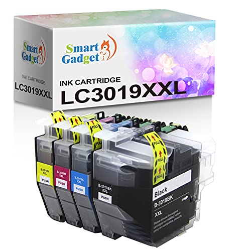 Upgrade Your Printer with Smart Gadget Ink | Vibrant LC3019 Colour Set | Compatible with MFC-J6930DW J5330DW J6530DW | 4_Pack Multicolor