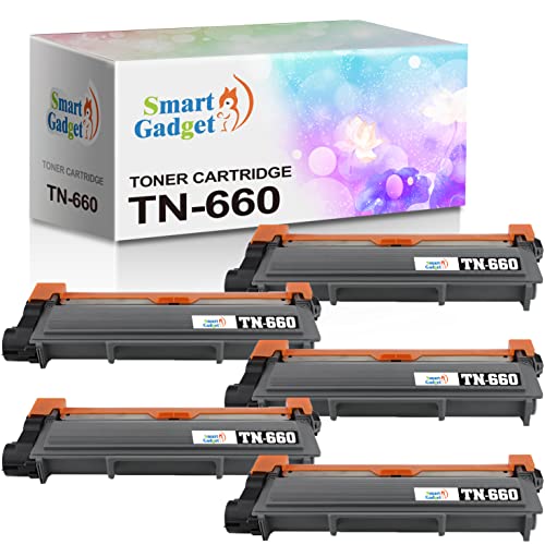 Upgrade Your Printer with 5 High-Quality TN-660 Cartridges