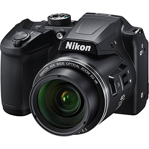 “Revitalized Nikon B500: Wi-Fi Digital Camera in Black”