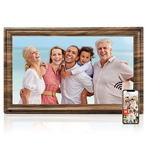 “Capture Moments: 16″ Digital Frame w/ 32GB Storage & App Sharing”