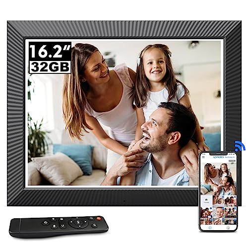 Gift Grandparents: BSIMB 16.2″ WiFi Frame, HD Touch Screen, Share Photos