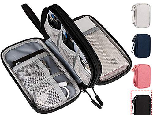 “Ultimate Electronics Organizer: Travel Cable Bag for Chargers, Phones, SD Cards”