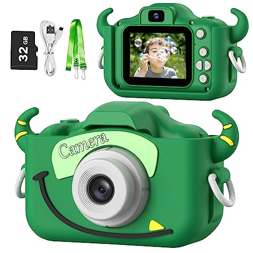 “Exciting Goopow Kids Camera: Perfect Gift for Boys 3-8 – Includes 32G SD Card!”