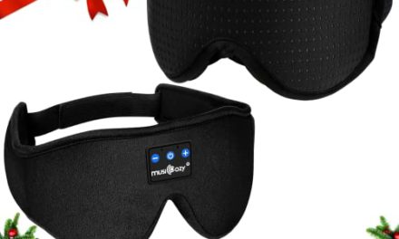 Sleep Bliss: Bluetooth Headband & Eye Mask Combo for Side Sleepers – Ultimate Gift!