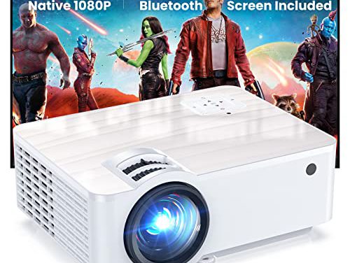 Ultimate Outdoor Movie Experience: Groview 1080P Bluetooth Mini Projector