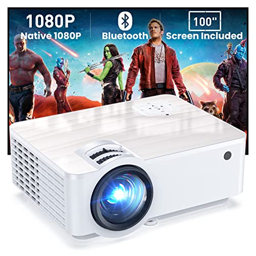 Ultimate Outdoor Movie Experience: Groview 1080P Bluetooth Mini Projector