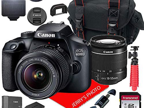 Capture Moments with Canon EOS 4000D DSLR: Perfect Bundle