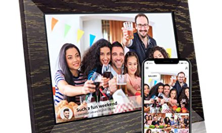 “Share Memories Instantly: WiFi 7″ Smart Photo Frame, HD Touch Screen, Auto-Rotate, Easy Setup”