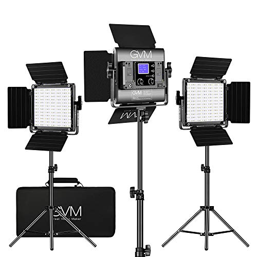 “Revamp Your Videos: GVM RGB LED Lighting Kit for Vibrant YouTube Photography!”