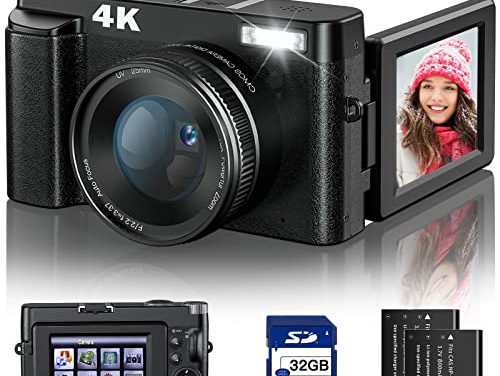 Capture Stunning Moments with 4K Autofocus Camera