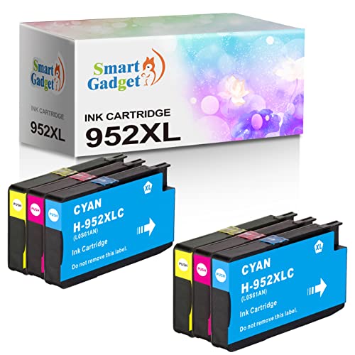 Upgrade Your Printer Ink: Smart Gadget 952XL Replacement Cartridge [2xCYM]