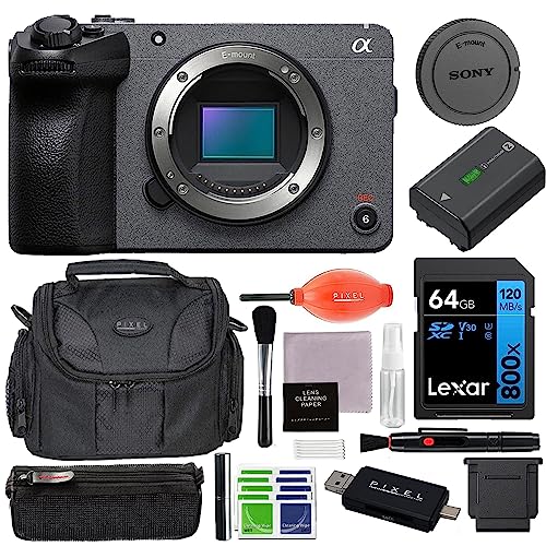 Sony FX30B Cinema Camera Bundle: Bag, Memory Card, Reader & More