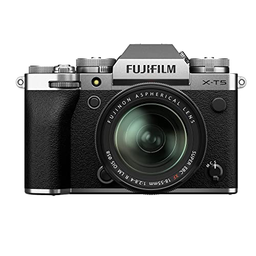 Capture Life: Fujifilm X-T5 Mirrorless Camera with XF18-55mm Lens – Silver