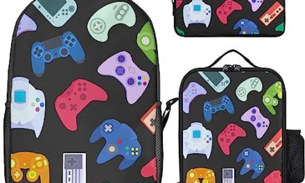 Colorful Joystick Backpack Set for Fun and Convenient Work, Travel, and Hiking