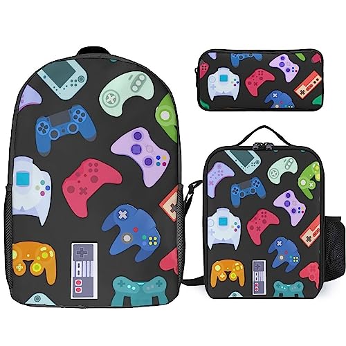 Colorful Joystick Backpack Set for Fun and Convenient Work, Travel, and Hiking