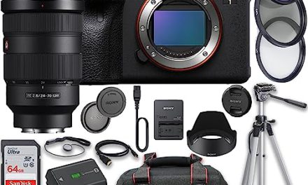 “Unleash Your Photography Potential: Sony a1 Mirrorless Camera with 24-70mm f/2.8 GM Lens, Memory, Case, Tripod & More!”