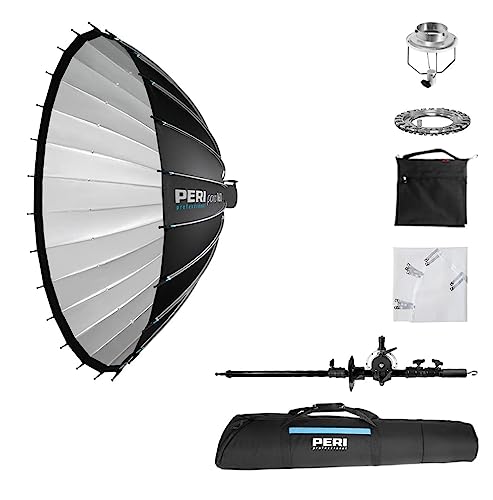 Portable Parabolic Softbox: Fast Install, Perfect for LED Video Lighting