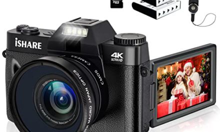 Capture Stunning Moments with ISHARE 48MP Vlogging Camera