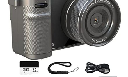 Capture Stunning Moments: 4K Cameras with 18X Zoom, Dual Camera, AutoFocus, Anti-Shake, 48MP Vlogging Camera