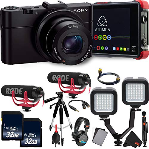 Sony Cyber-Shot DSC-RX100 II Camera Kit: Capture in 4K with Headphones