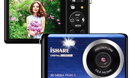 Capture Life’s Moments with 30MP Rechargeable Point & Shoot Camera