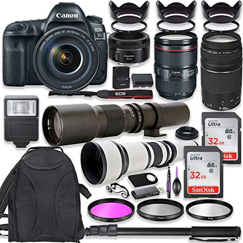 Capture the Perfect Shot: Canon 5D Mark IV DSLR Camera Bundle