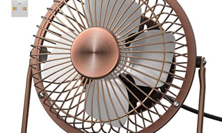“Whisper-Quiet Mini Fan: Refresh Any Space with 360° Cooling”