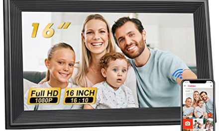 16″ WiFi Digital Picture Frame: Share Memories Instantly