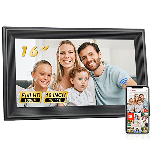 16″ WiFi Digital Picture Frame: Share Memories Instantly