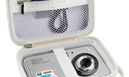 “Protect Your Camera: Premium Case for YISENCE, AbergBest, Canon PowerShot, and Sony DSCW800 DSCW830 – White”