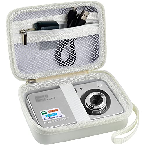 “Protect Your Camera: Premium Case for YISENCE, AbergBest, Canon PowerShot, and Sony DSCW800 DSCW830 – White”