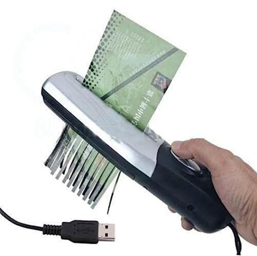 Ultimate Portable Paper Shredder: Mini Electric A4/A6 Cutter