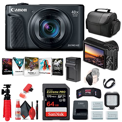 Capture Life’s Moments: Canon PowerShot SX740 HS Camera Bundle