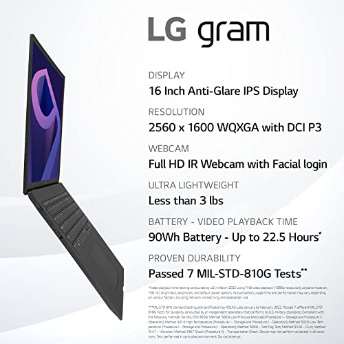 “Powerful LG Gram 16Z90Q: Ultra-Light, Intel i7, RTX2050, 16GB RAM, 1TB SSD – Stunning!”