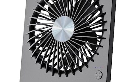 Powerful and Silent Koonie USB Fan: Compact, Foldable, and Adjustable