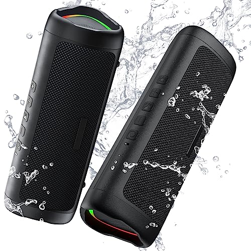 High-Quality Waterproof Bluetooth Speaker: Immersive Sound, Long Battery Life, TWS Pairing – Ideal for Home, Party, Outdoor Fun!