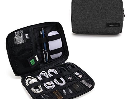 Compact Travel Tech Organizer