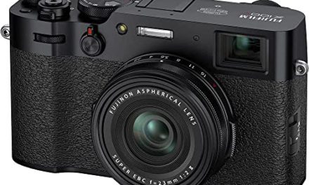 “Capture Brilliance: Fujifilm X100V Camera in Striking Black”