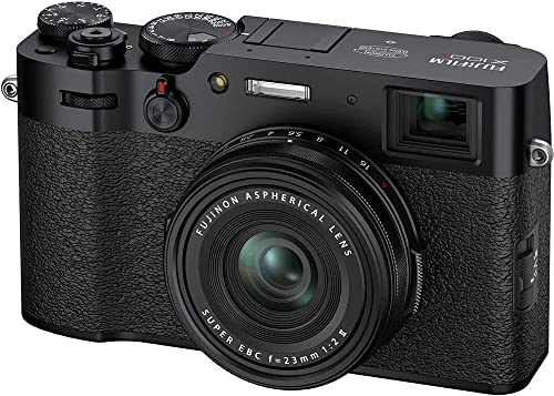 “Capture Brilliance: Fujifilm X100V Camera in Striking Black”