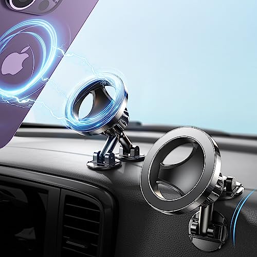 “LISEN 2-Pack: Powerful Magnetic Car Mount for iPhone. Hands-Free & Secure!”