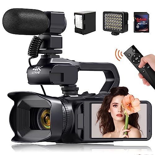 Powerful 4K Camcorder: Capture, Share, and Connect!