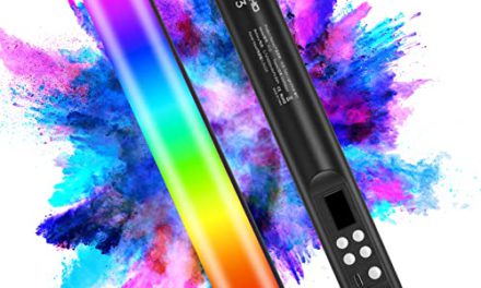 Vibrant Handheld Light Wand: RGB LED Stick with Stand for Dynamic Vlog Shooting