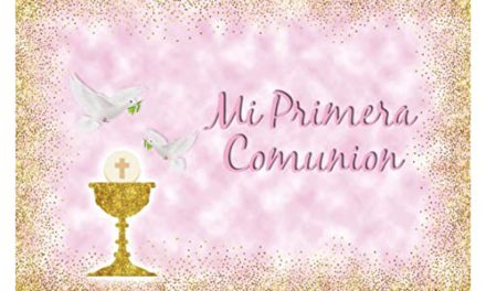 Captivating First Communion & Baptism Backdrop for Memorable Photographs (9x6ft)