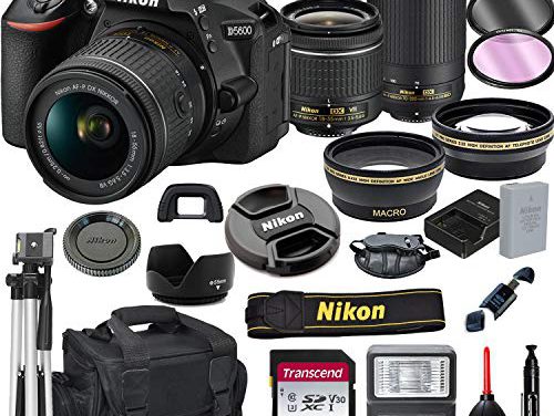 “Capture Life’s Moments: Nikon D5600 DSLR Camera Bundle”