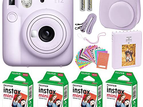 Capture Moments: Fujifilm Instax Mini 12 – Lilac Purple Bundle