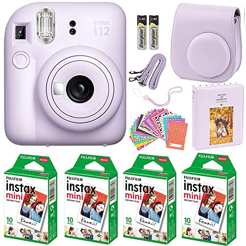 Capture Moments: Fujifilm Instax Mini 12 – Lilac Purple Bundle