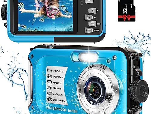 Capture Memories with Waterproof 30MP Camera