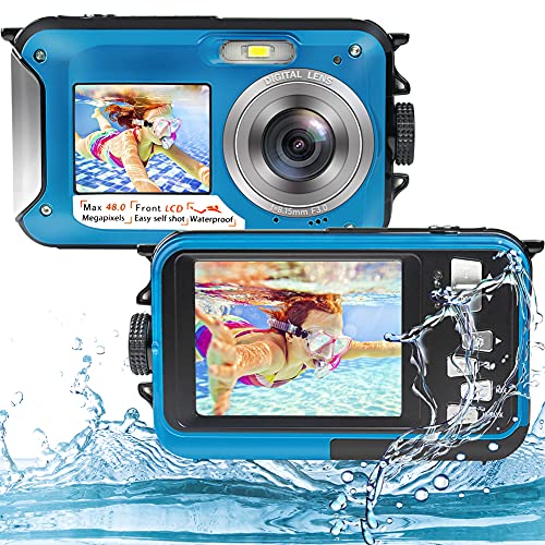 Capture Stunning Underwater Moments with Full HD 2.7K Waterproof Camera