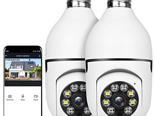 Ultimate Home Protection: Wireless WiFi Outdoor Camera with 360° Panoramic View, Motion Detection, Alarm, Two-Way Audio, Night Vision